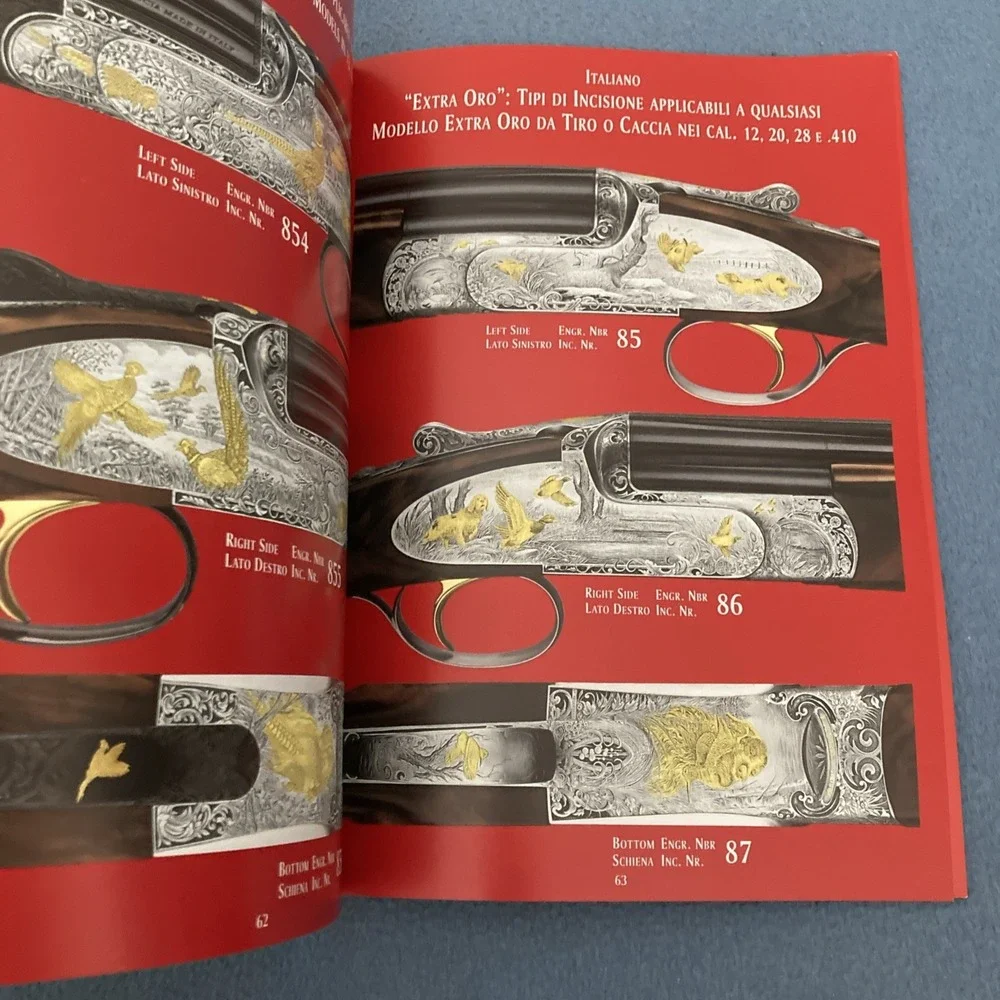 Perazzi Custom Shotguns Dealer Product‎ Catalogs from 2000 & 2003